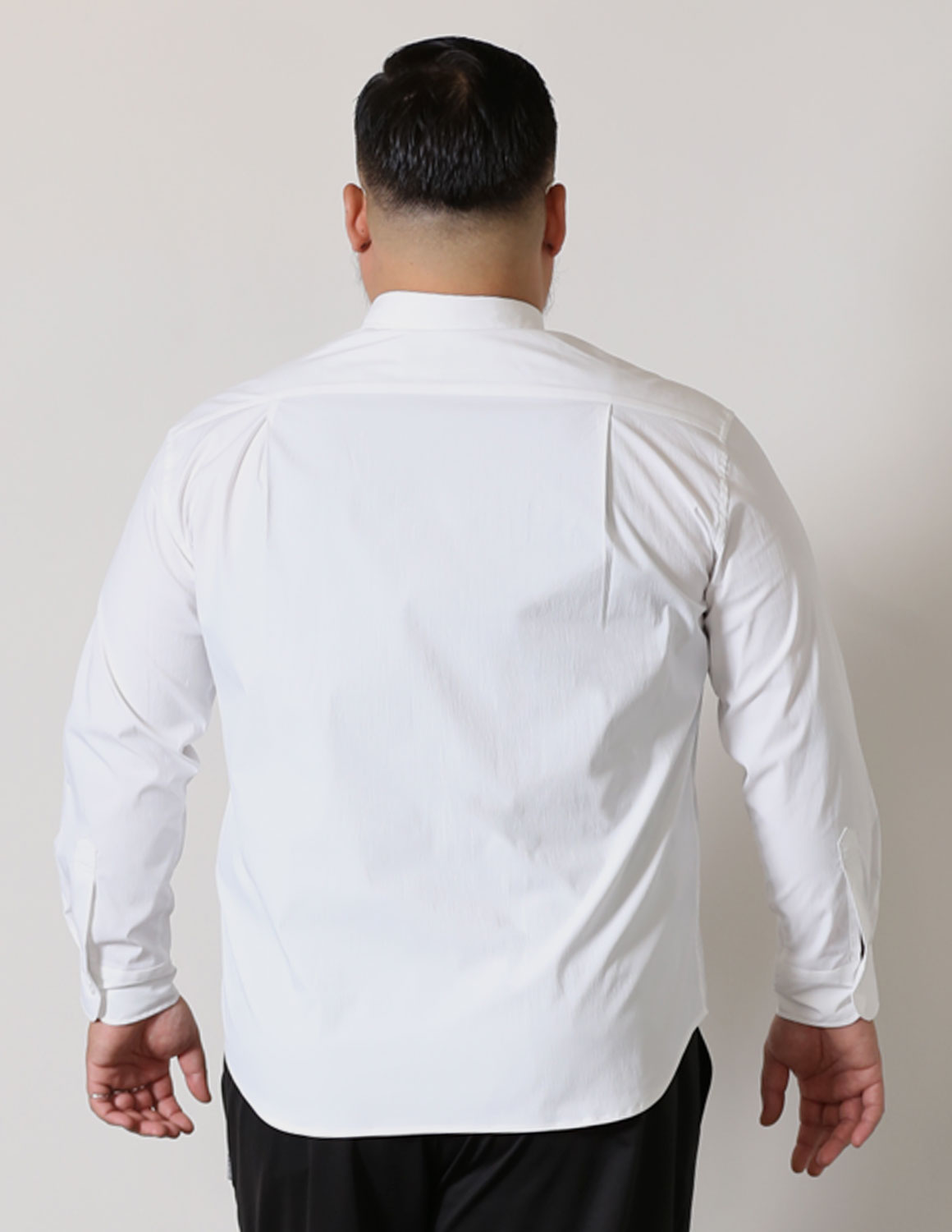 大きいサイズ Mo,de in Japan×QZILLA 白鯨 NOTO SNOW 長袖シャツ 撥水 防汚 ストレッチ 日本人男性(平均171cm)のための感激丈 予約販売10月中旬発送予定 |  | 19