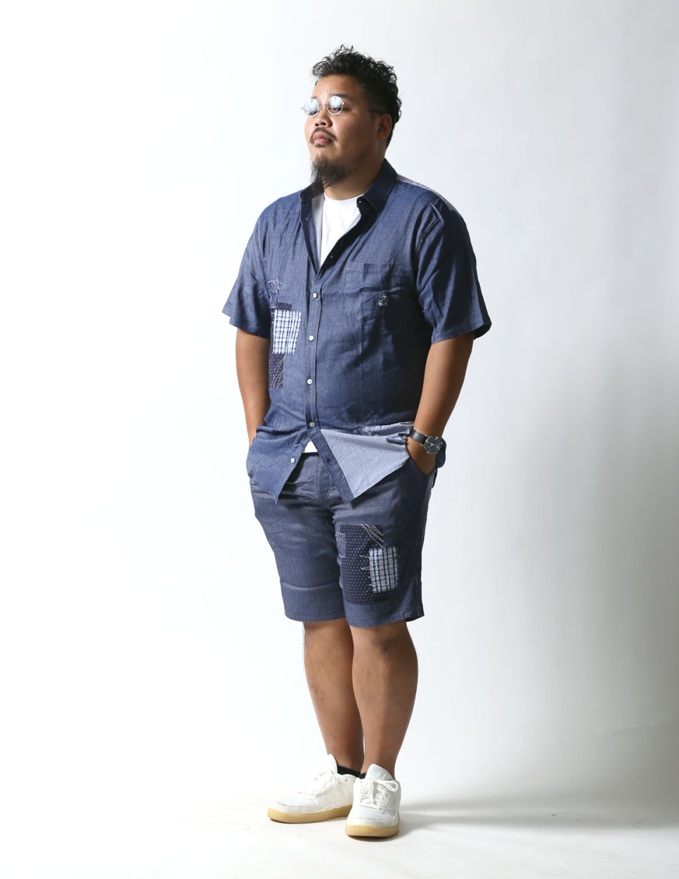 大きいサイズ 半袖シャツ カジュアルシャツ メンズ Beluca(ベルーカ