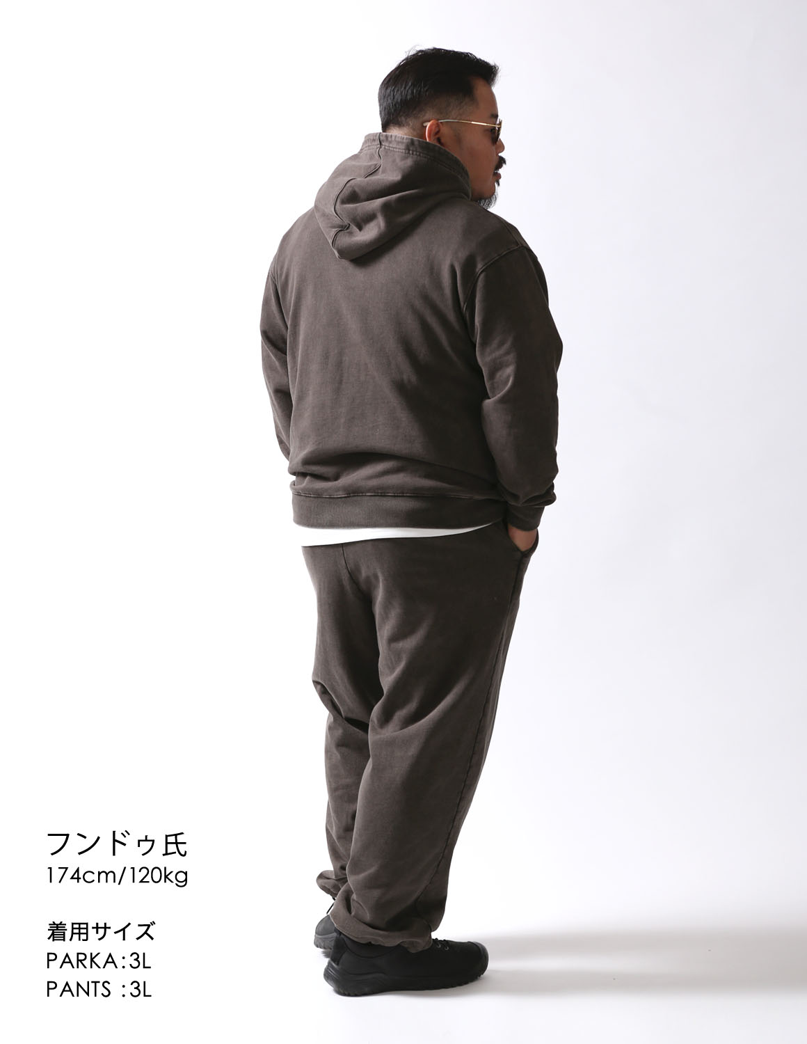 大きいサイズ メンズ フェード パーカー ワイドパンツ セットアップ ビンテージ風 刺繍 ピスネーム 2L 3L 4L 5L カジュアル 春 秋 冬 2025AW |  | 10