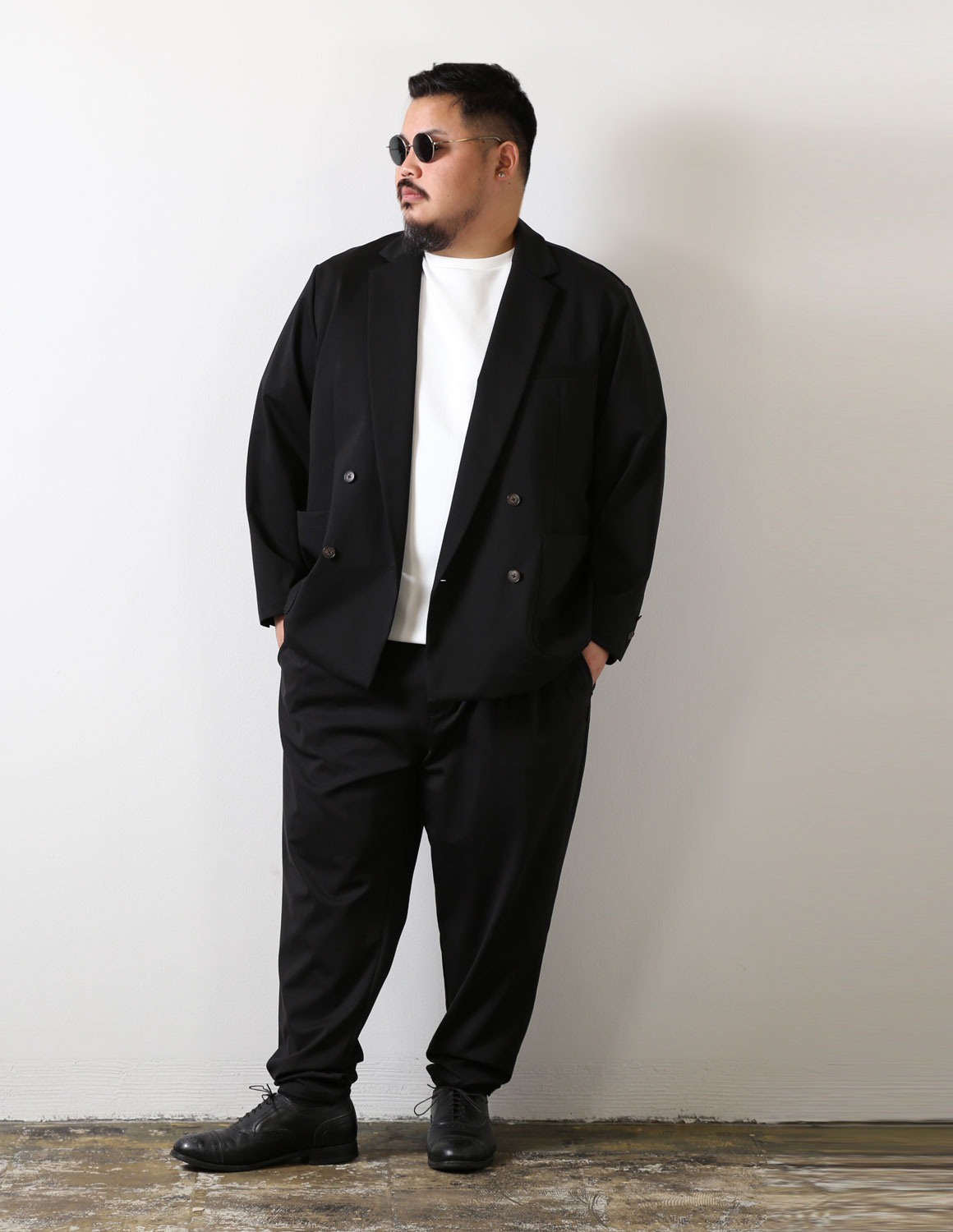 MB × QZILLA コラボ 大きいサイズ メンズ セットアップ ジャケット ストレッチ パンツ すっきり見え 秋 冬 春 夏 2L 3L 4L 5L 予約販売11月上旬発送予定 |  | 01