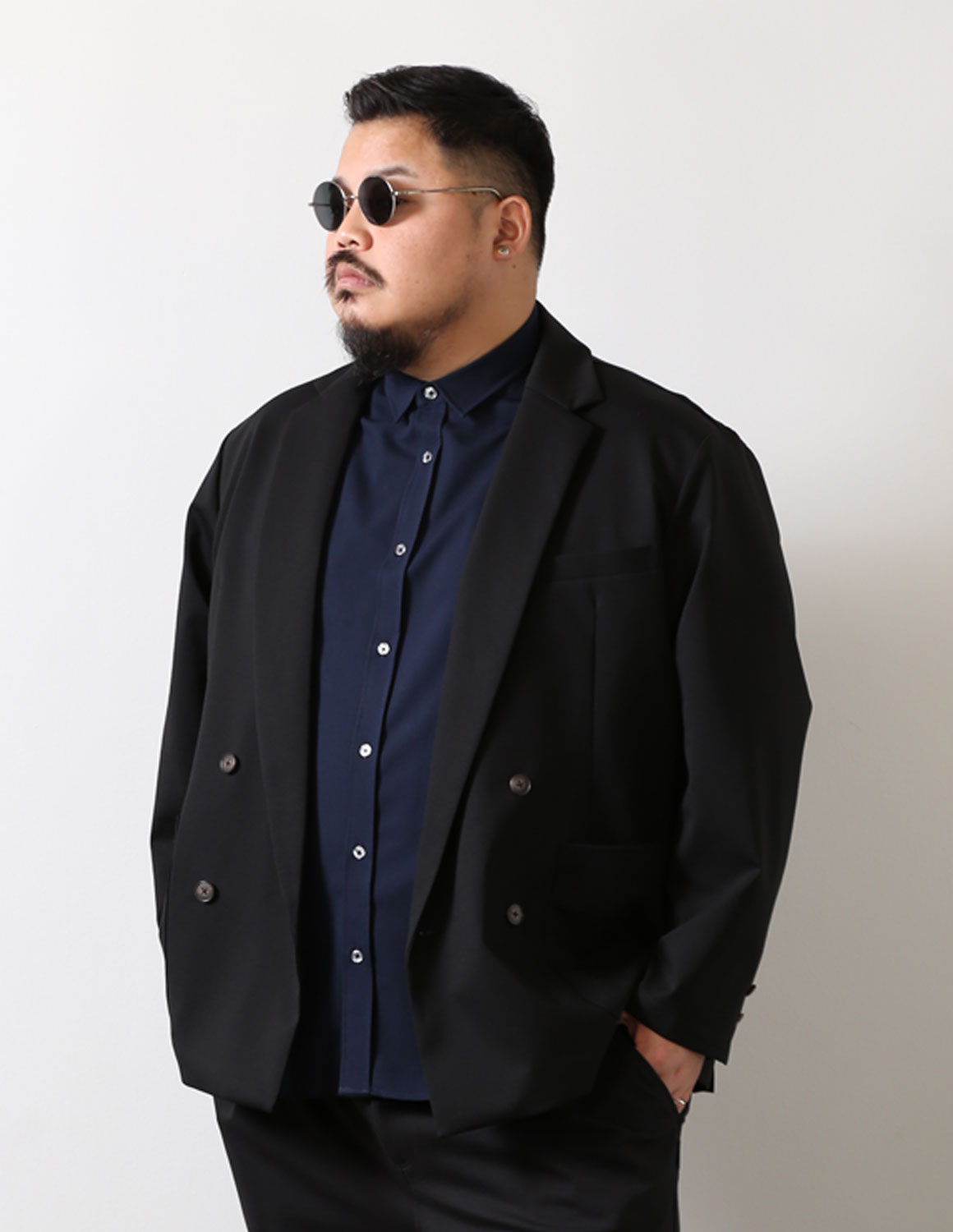 MB × QZILLA コラボ 大きいサイズ メンズ セットアップ ジャケット ストレッチ パンツ すっきり見え 秋 冬 春 夏 2L 3L 4L 5L 予約販売11月上旬発送予定 |  | 13