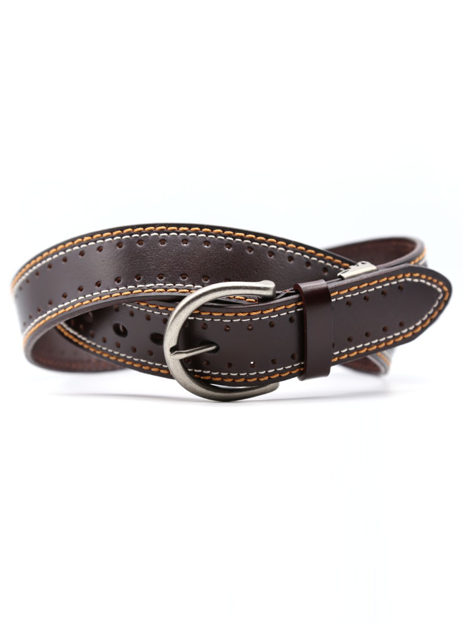 大きいサイズ ベルト メンズ 五段階調整  レザー 本革 4L    カジュアル 黒 茶 春 夏 秋 冬 |  | 03