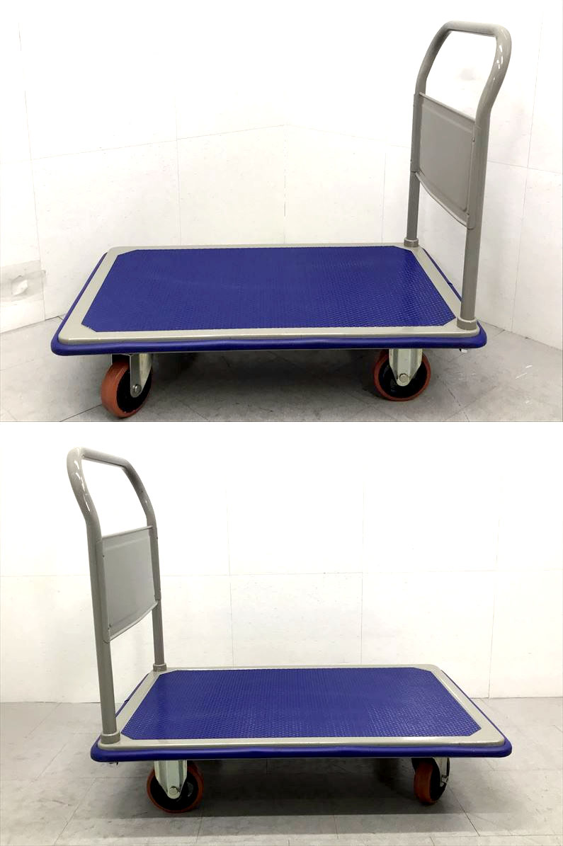 C5277YO 【未使用・デッドストック品】固定ハンドル 手押し 台車 荷台 運搬車 石川製作所 アイケーキャリー302 業務用