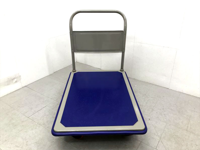 C5277YO 【未使用・デッドストック品】固定ハンドル 手押し 台車 荷台 運搬車 石川製作所 アイケーキャリー302 業務用