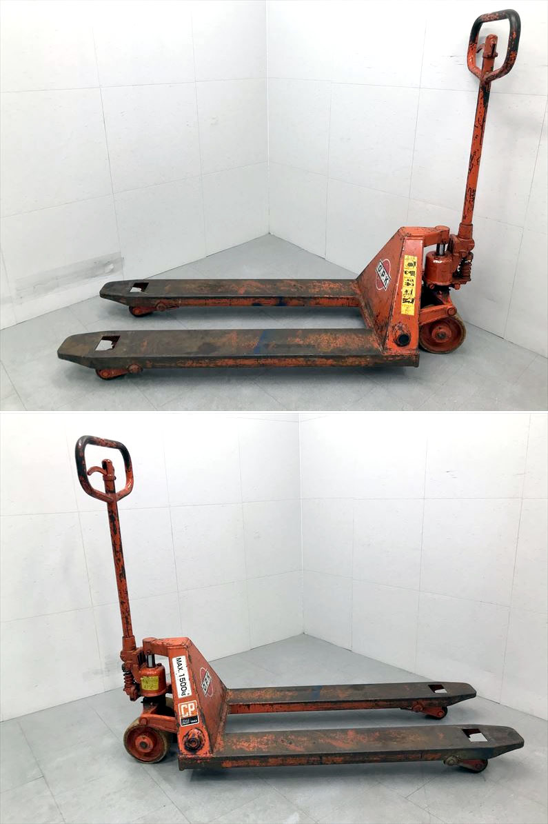 C5658YO キャッチパレットトラック ハンドパレット をくだ屋技研/OPK CP-15S-107 最大積載量1500kg店舗・業務用