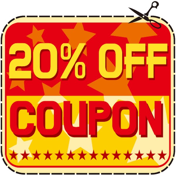 ラビットクリーニング Yahoo!店の「【２０％OFF】期間限定！ストア内対象コース20％OFF特別クーポン！」のクーポン