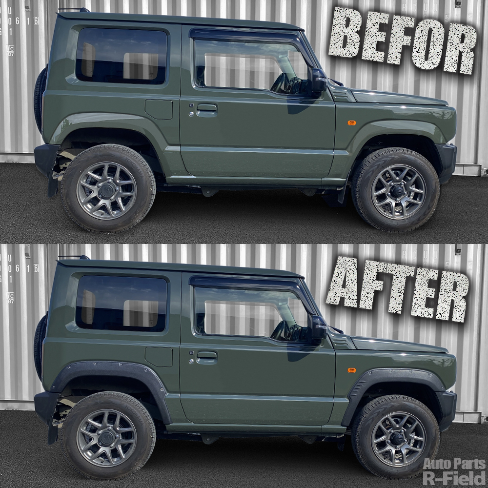 ジムニー JB64W 専用設計 ABS製 出幅約9mm 【ダミーボルトタイプ