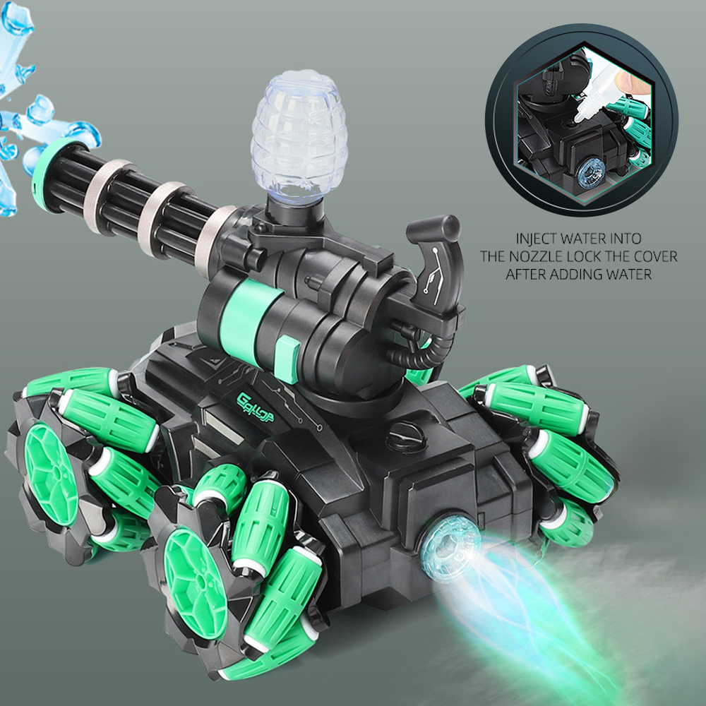 WJ014 ラジコン戦車 ラジコンカー おもちゃ 1:16 バブルマシーン