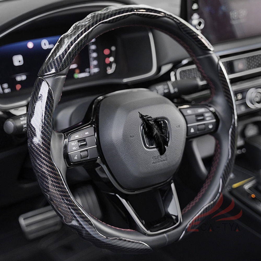cx5.cx8 メーター、ステアリングカーボンカバー マツダ CX−5 ハンドルカバー ステアリングカバー O型 カーボン柄