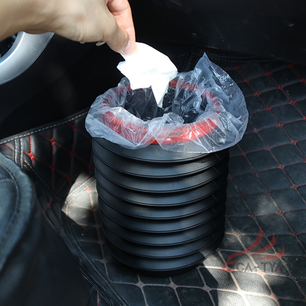 マツダ ＣＸ−３ 車ゴミ箱 車載用 ゴミ袋 ダストボックス 携帯ゴミ箱 折り畳み式 荷物収納 小物入れ 便利グッズ 簡単取付 車の収納バッグ | ブランド登録なし | 09