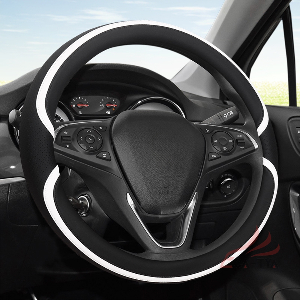 【CATYA】ニッサン NV200ワゴン ハンドルカバー ステアリングカバー O型 握りやすい 薄いタイプ 潤い手触り 滑り止め 耐熱 合成革 カーアクセサリー 1PHB-OS | ブランド登録なし | 07