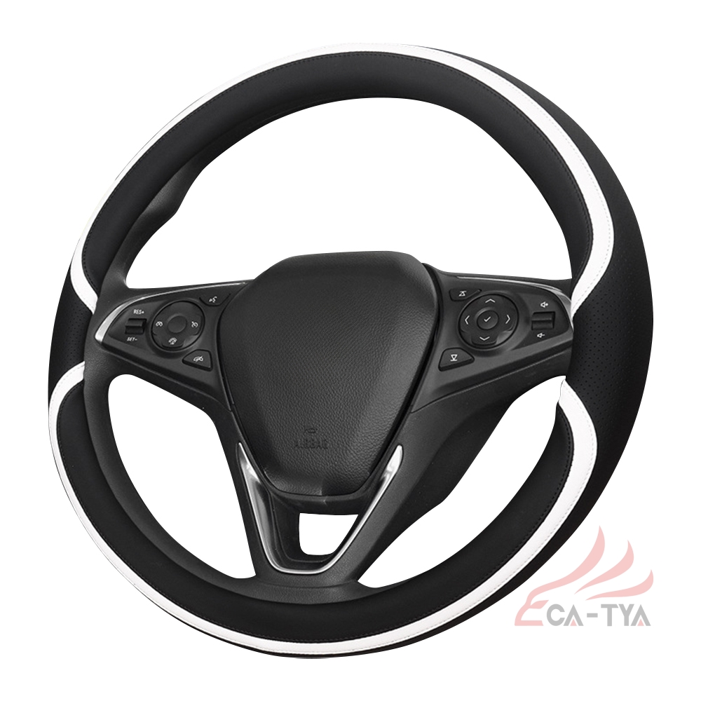 【CATYA】ニッサン NV200ワゴン ハンドルカバー ステアリングカバー O型 握りやすい 薄いタイプ 潤い手触り 滑り止め 耐熱 合成革 カーアクセサリー 1PHB-OS | ブランド登録なし | 08