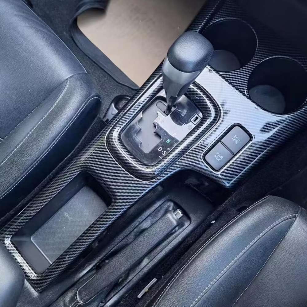 トヨタ ハイラックス gun125 カーボン調 シフトパネルカバー HILUX セカンドステージ トヨタ ハイラックス GUN125型 ピックアップ