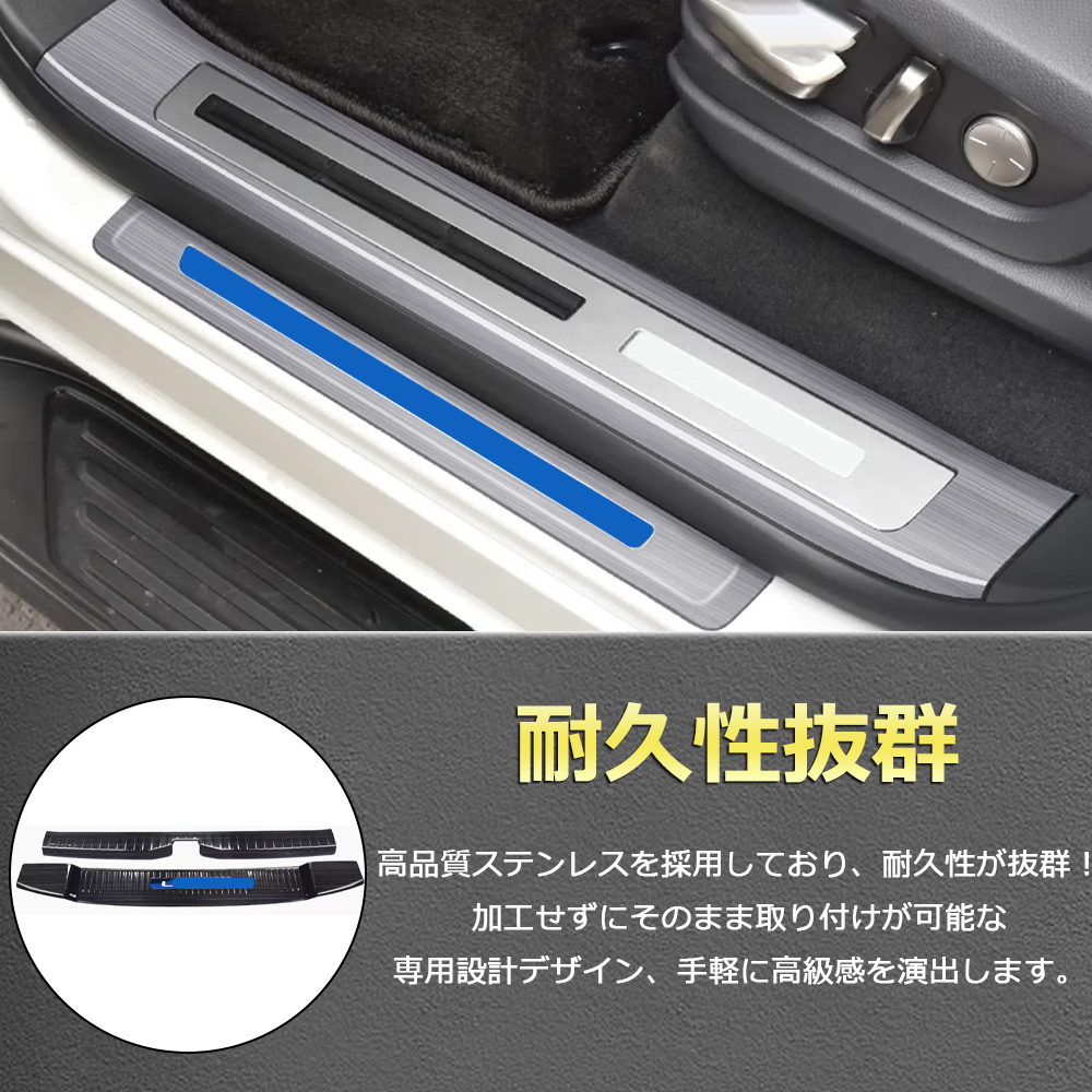 LX002 レクサスLX JA310W型 サイドドア スカッフプレート ステップ