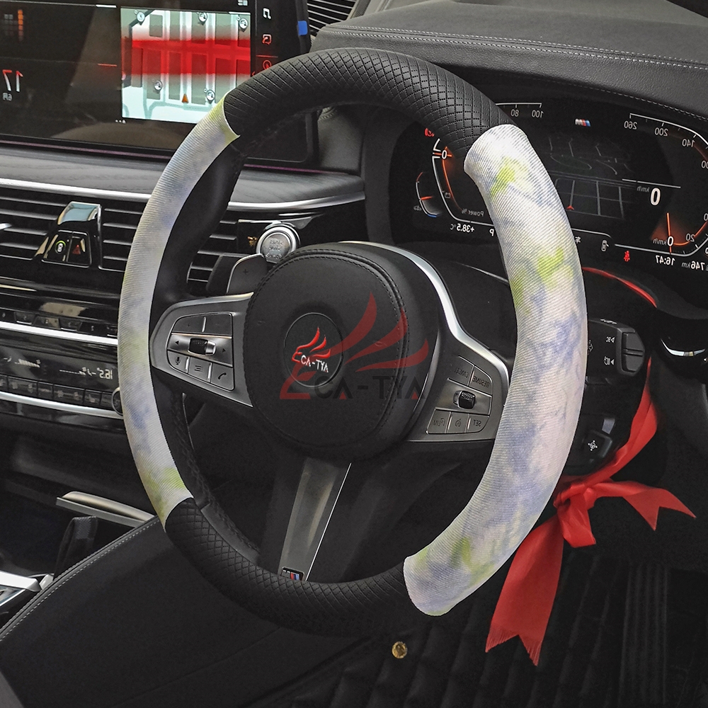 ZR-V ZR-Ve:HEV rz3 rz4 rz5 rz6 ハンドルカバー ステアリングカバー O型 握りやすい 薄いタイプ 落ち着く握り感 滑り止め 耐熱 合成革 カーアクセサリー 1P MD | ブランド登録なし | 01