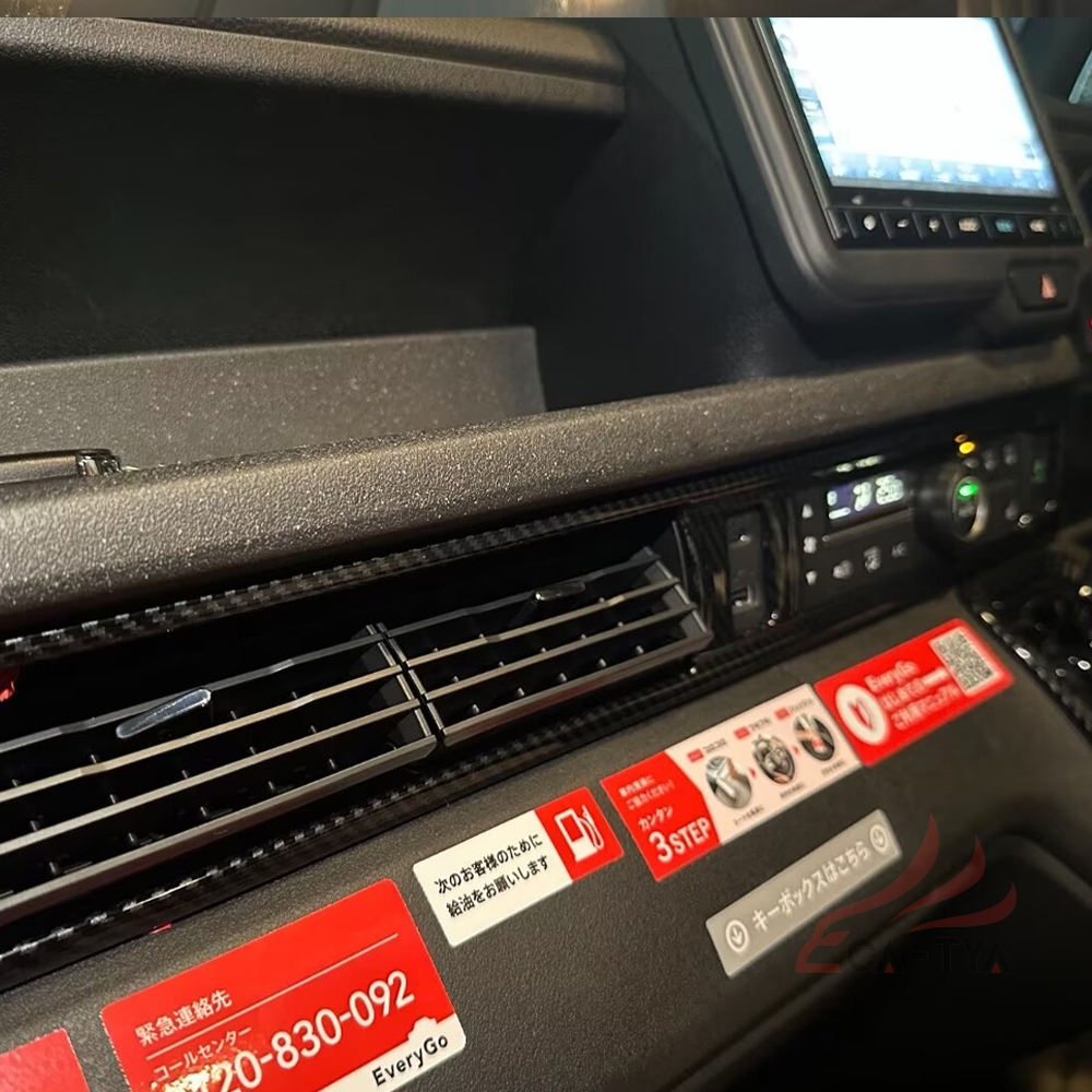 NB054 新型 N-BOX JF5 JF6 アクセサリー 吹き出し口 エアコンパネル カバー ガーニッシュ プロテクター カスタムパーツ インテリア | ブランド登録なし | 05