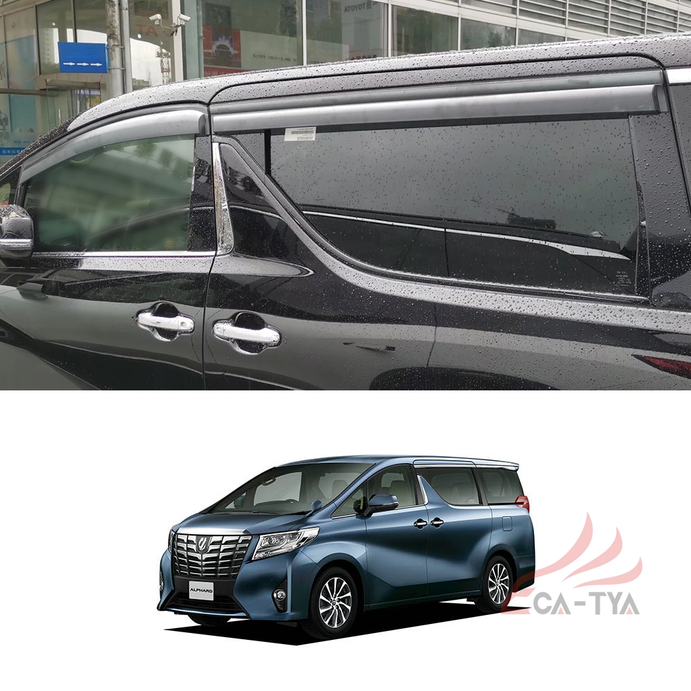 QY026 アルファード（トヨタ）30系 専用 ドアバイザー