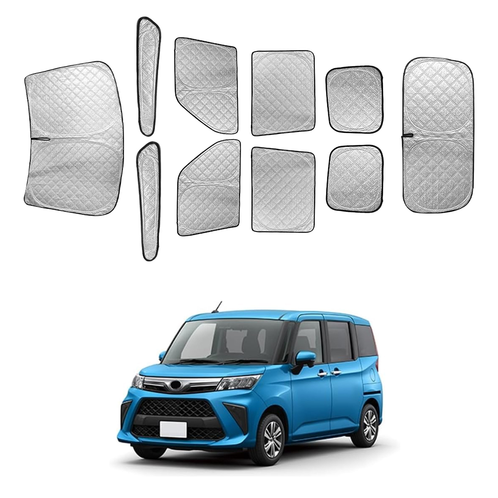 トヨタルーミー【車中泊シェード】 RO028 トヨタ ルーミー用 サンシェード 日よけ用 サンシェイド