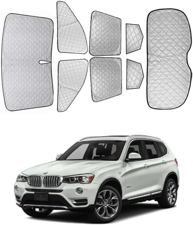 SN060 BMW X3 サンシェード 車 断熱 遮光シェード 車窓日よけ 車中泊
