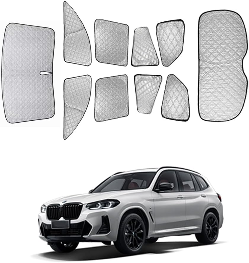 SN060 BMW X3 サンシェード 車 断熱 遮光シェード 車窓日よけ 車