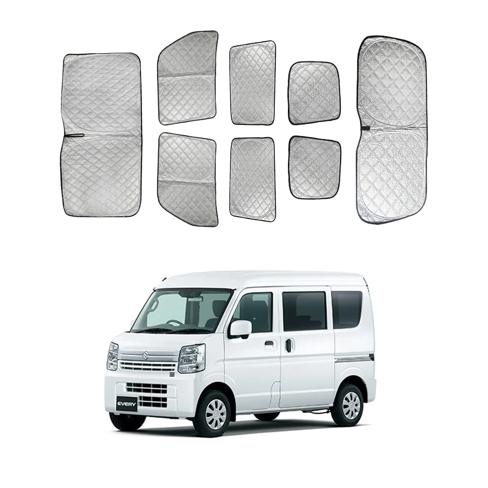 エブリィ バン ワゴン DA17系の車中泊ならカーテンいらず