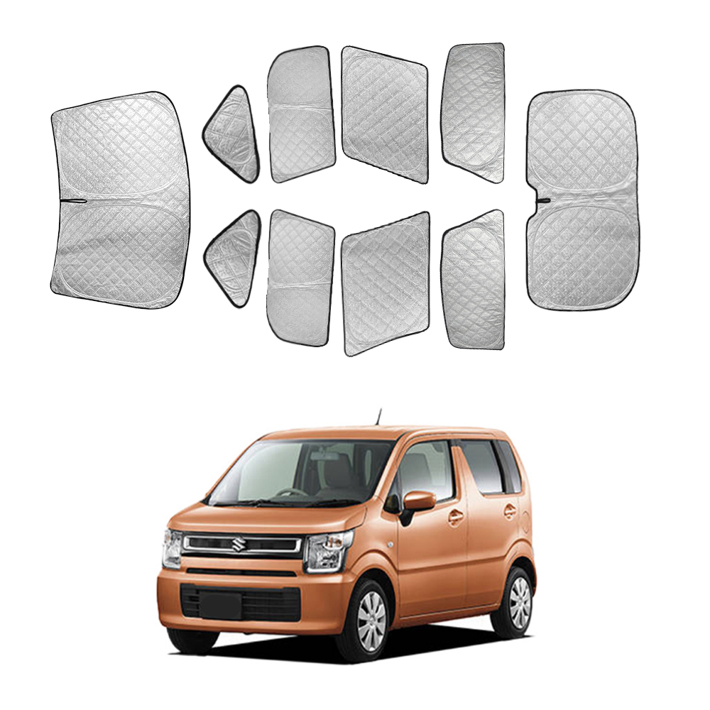 SN071 ワゴンR 5代目 6代目 サンシェード 車 断熱 遮光シェード 車窓日