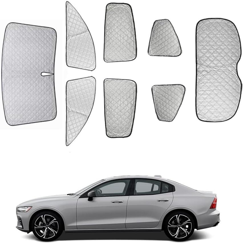 SN082 ボルボ S60 3代目 サンシェード 車 断熱 遮光シェード 車窓日よ