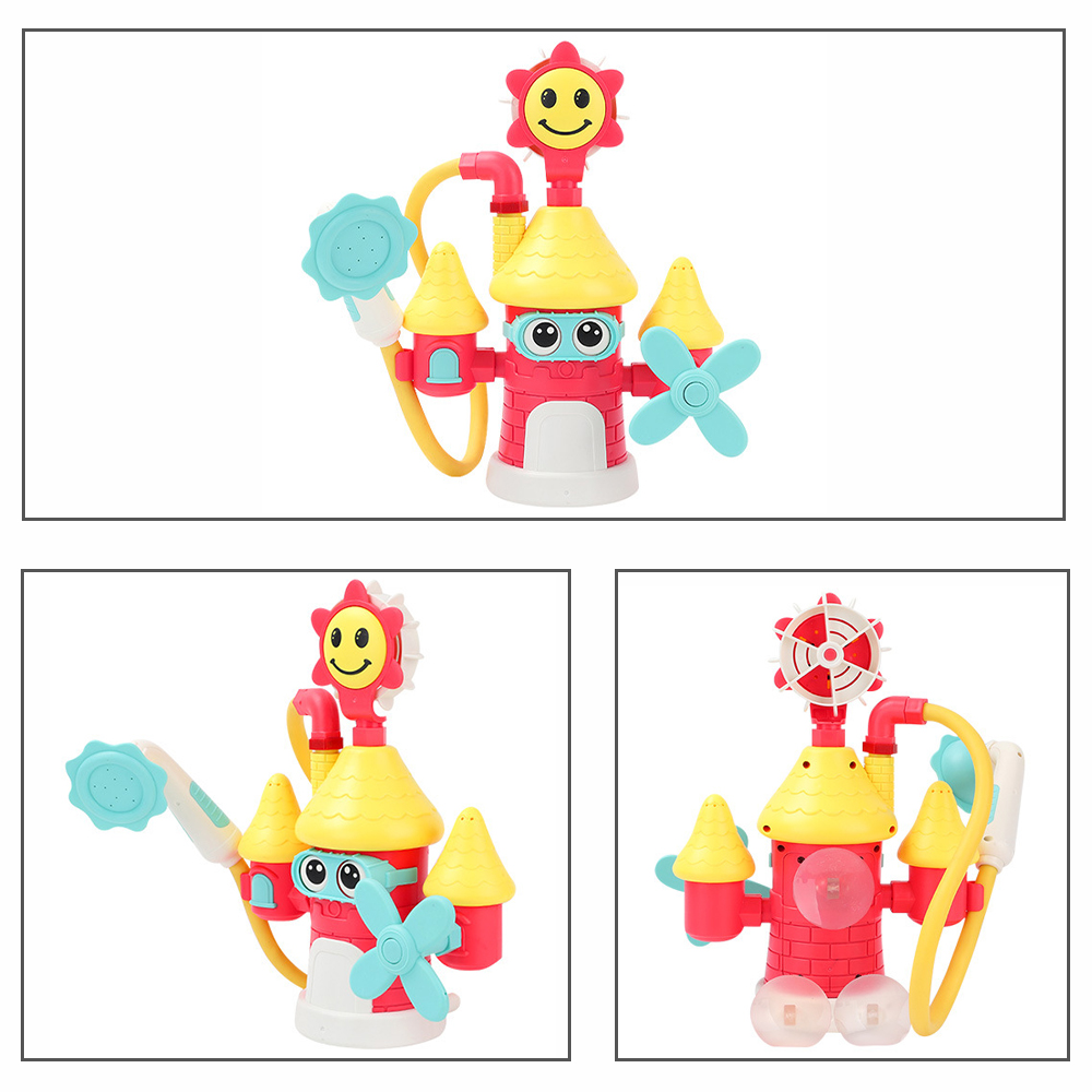 WJ034 子供 お風呂の趣味 吸盤 電動シャワーヘッド カートゥーン