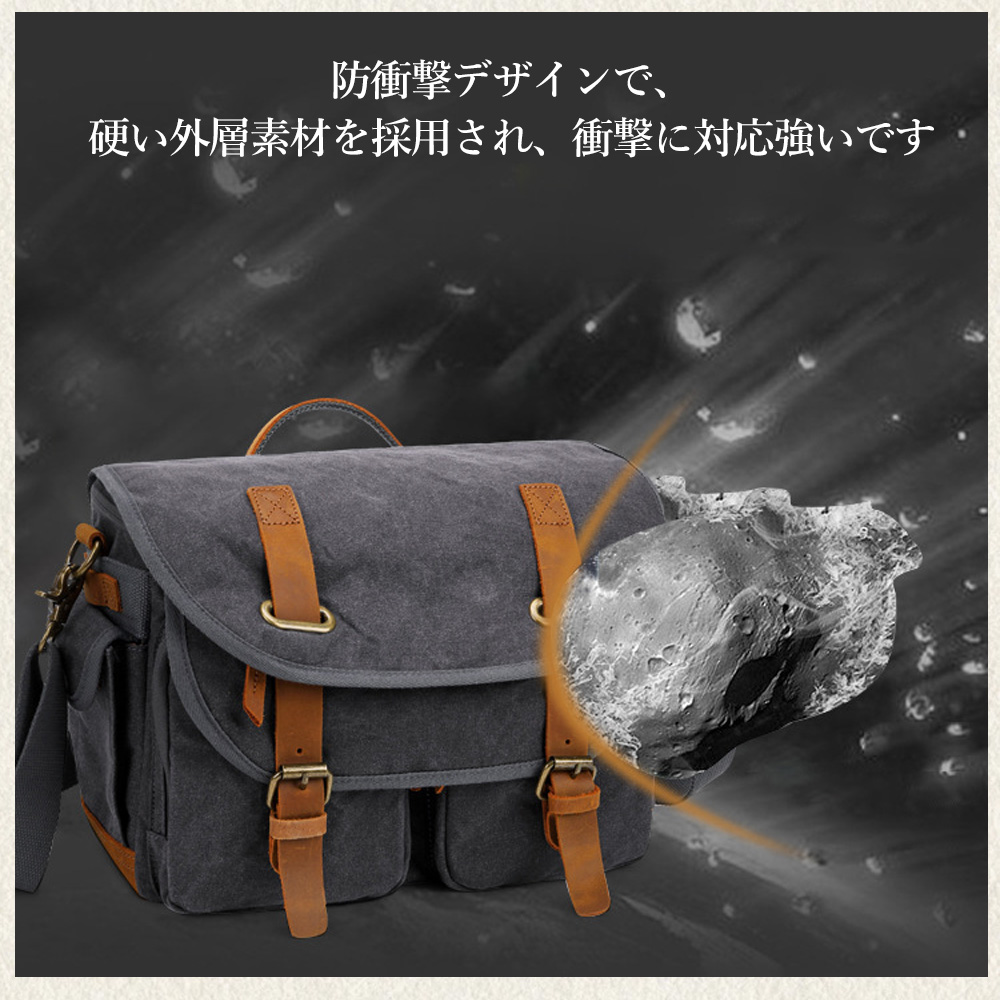 XJ015 カメラバッグ ショルダーバッグ 一眼レフカメラバッグ カメラ