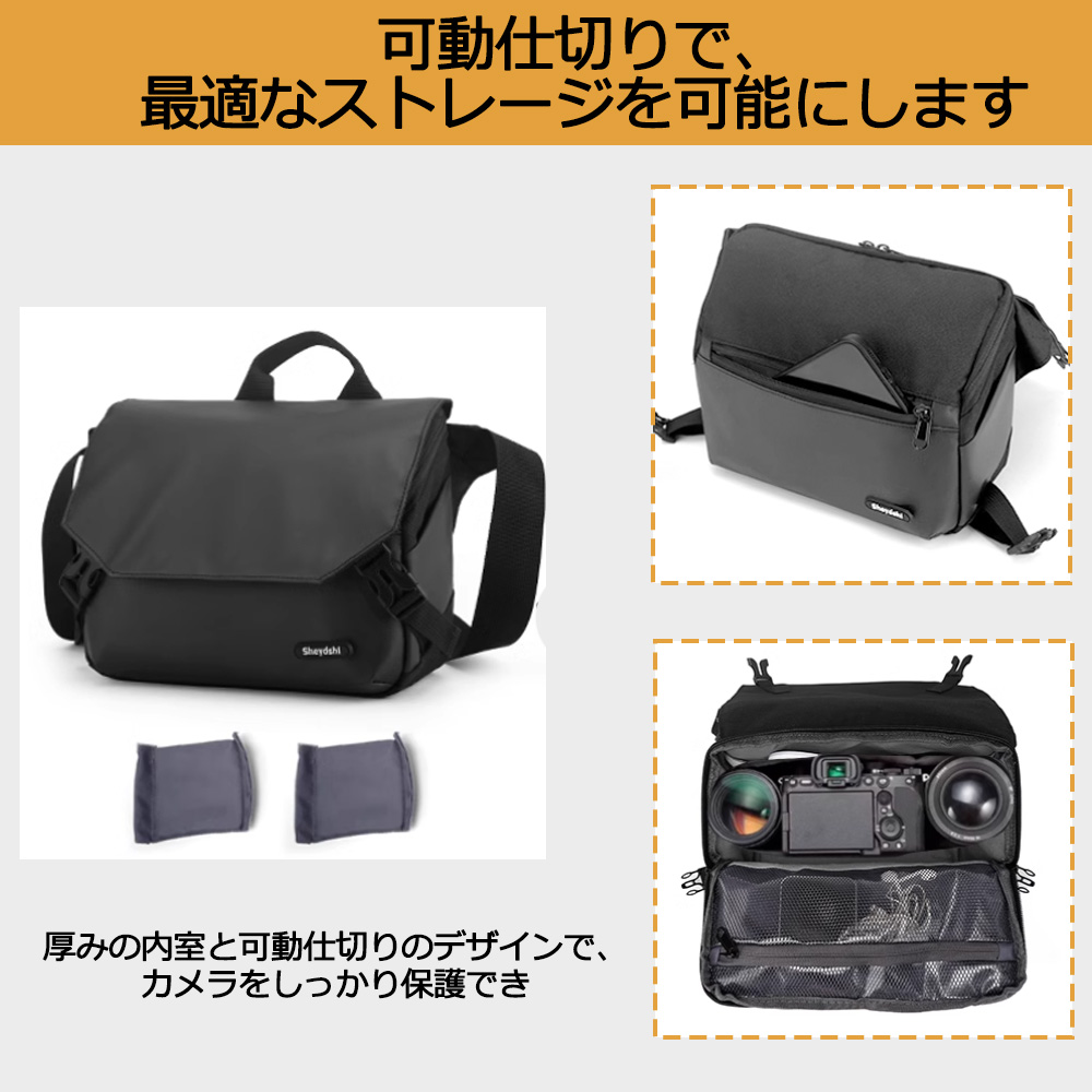 XJ016 カメラバッグ ショルダーバッグ 一眼レフカメラバッグ カメラ