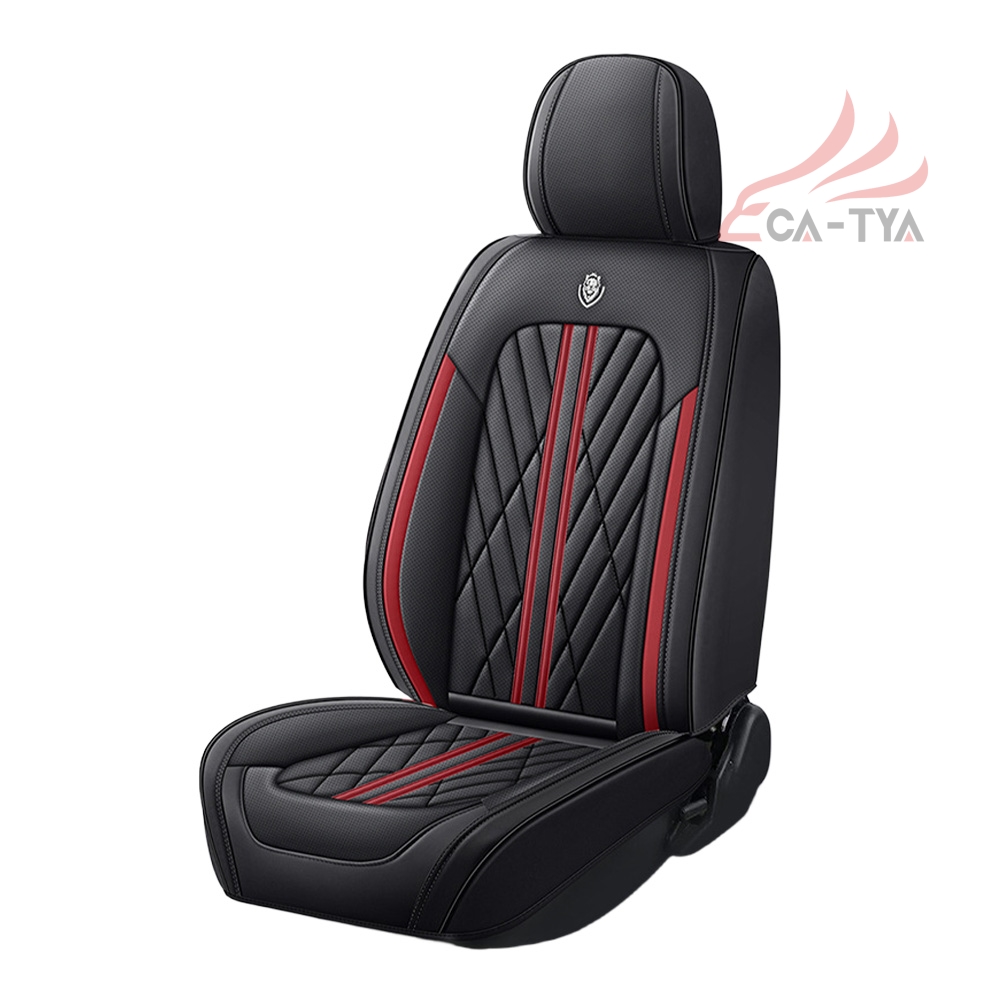 トヨタ bZ4X 専用 シートカバー ブラック レッドステッチ BZ4X（トヨタ）10系 フルカバー ナッパレザー シート保護 3D立体 耐
