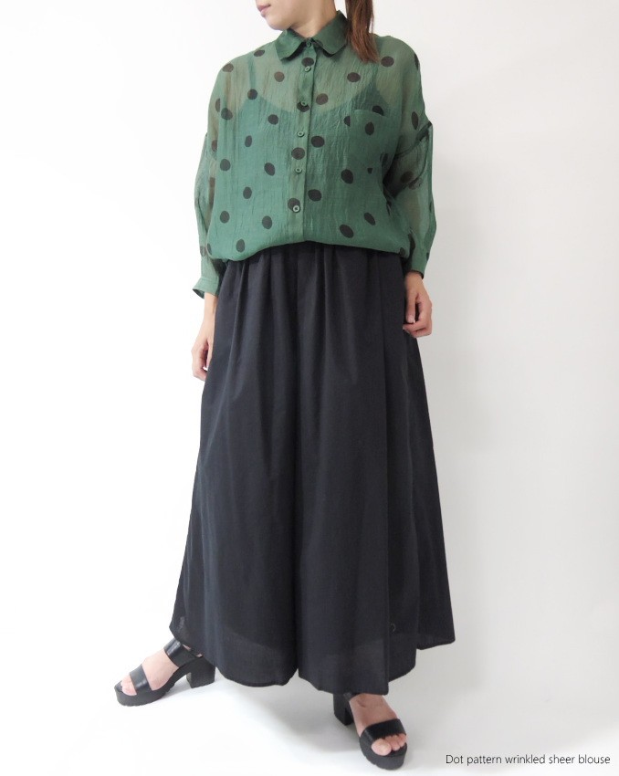 新品未使用タグ付き エパ epa ドット シアーブラウス ブラック シアーチェックコンビブラウス – Darich (ダーリッチ)