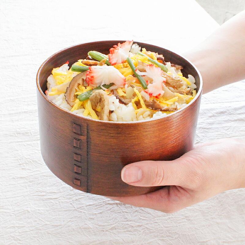 おひつ 桶 1合 キッチン 木製 お櫃 漆 おしゃれ 味噌 寿司 ご飯 保存