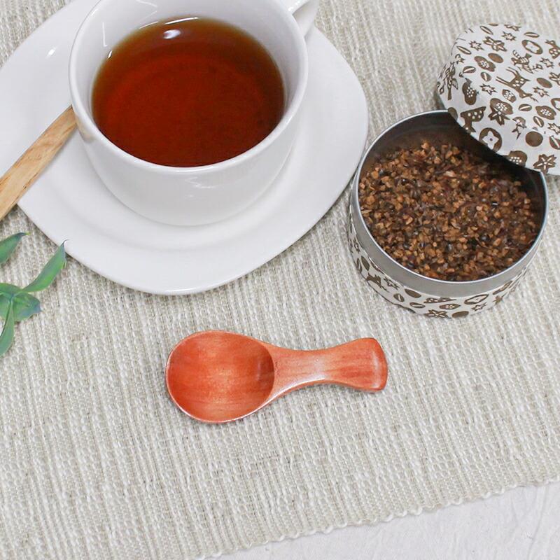 茶さじ 茶匙 おしゃれ スプーン カトラリー 木 木製 業務用 かわいい 8cm 漆 天然木製 食器 カフェ風 シンプル 白木 北欧風 ナチュラル お 関連画像3