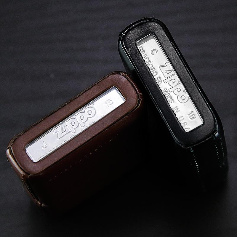 ジッポ 名入れ zippo 松阪牛 革巻き ライター 喫煙具 ジッポー たばこ