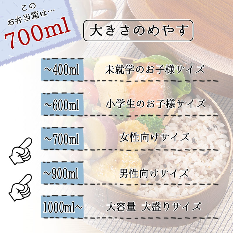 曲げわっぱ わっぱ弁当箱 弁当箱 お弁当箱 まげわっぱ 700ml セット