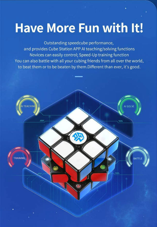正規販売店】 GAN356 i play ブラック おすすめ 磁石 内蔵 Gancube
