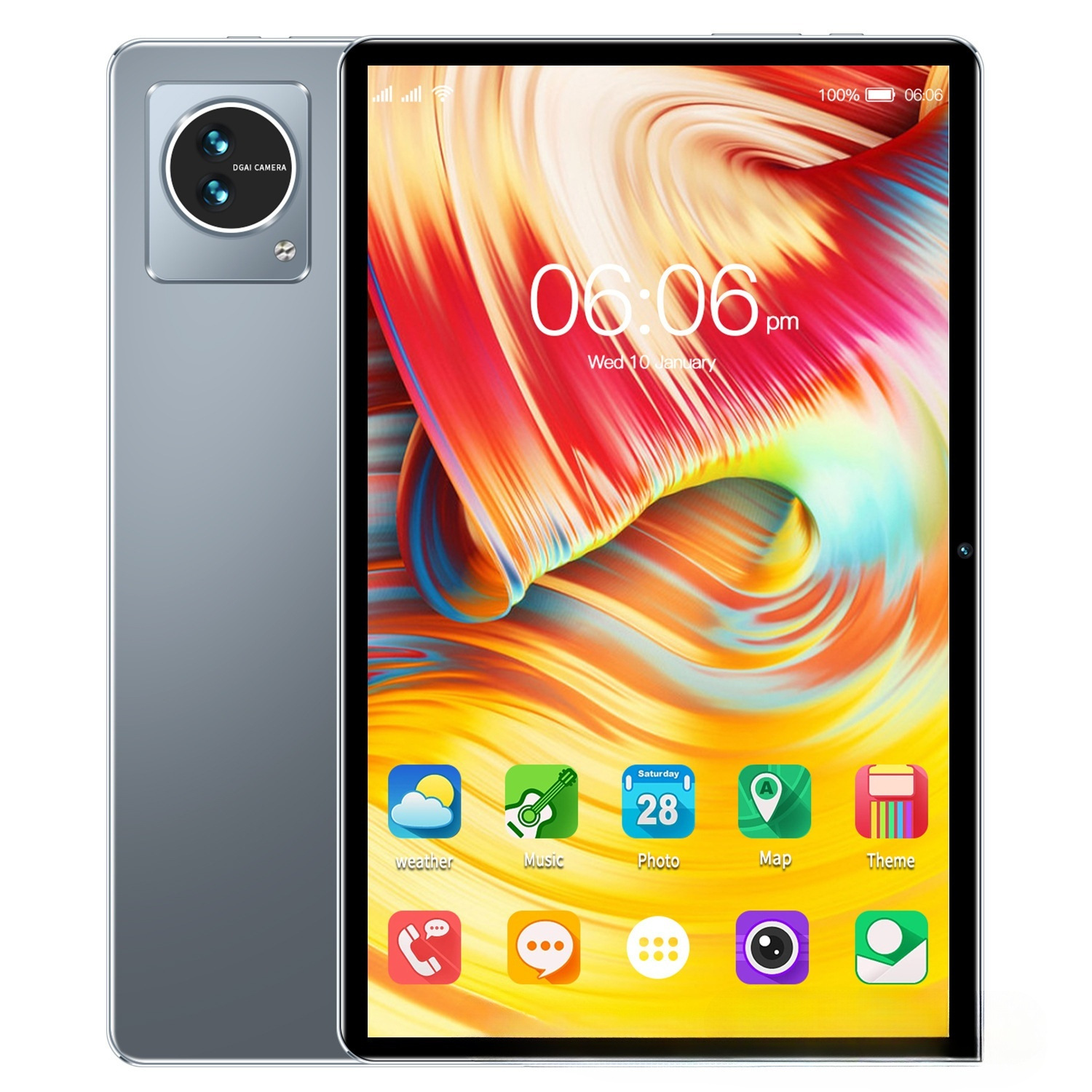 2025最新作 タブレット PC 本体 Android15 10インチ FullHD 2in1 Snapdragon 870 16+512GB 軽量 SIM+Wi-Fiモデル GPS Bluetooth 電話 コスパ最高 おすすめ | アンドロイド | 01