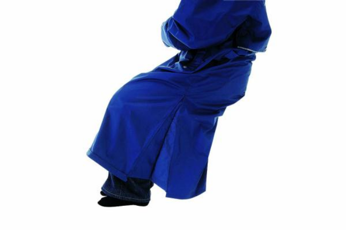 バイクに！◆東レエントラント最高級レインスーツ◆サックスM