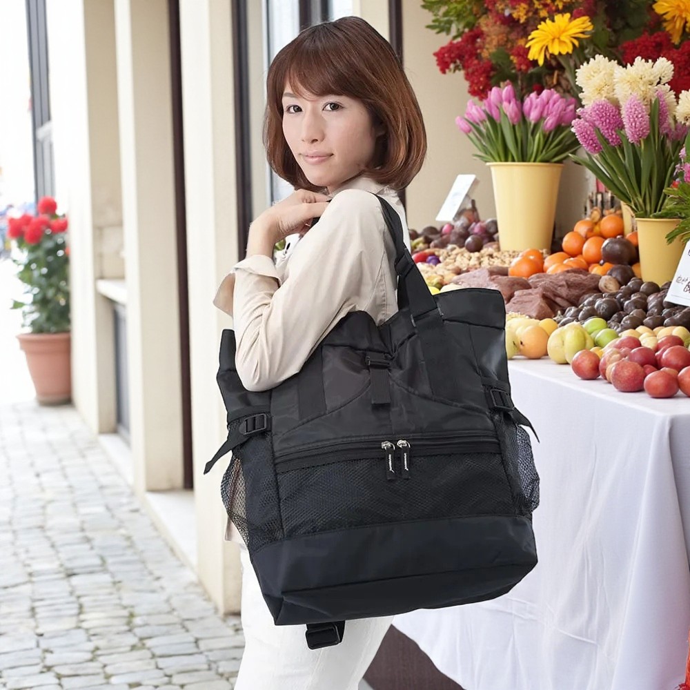 3WAY バッグ 大容量 軽量 レディース トート ショルダー リュック 375g