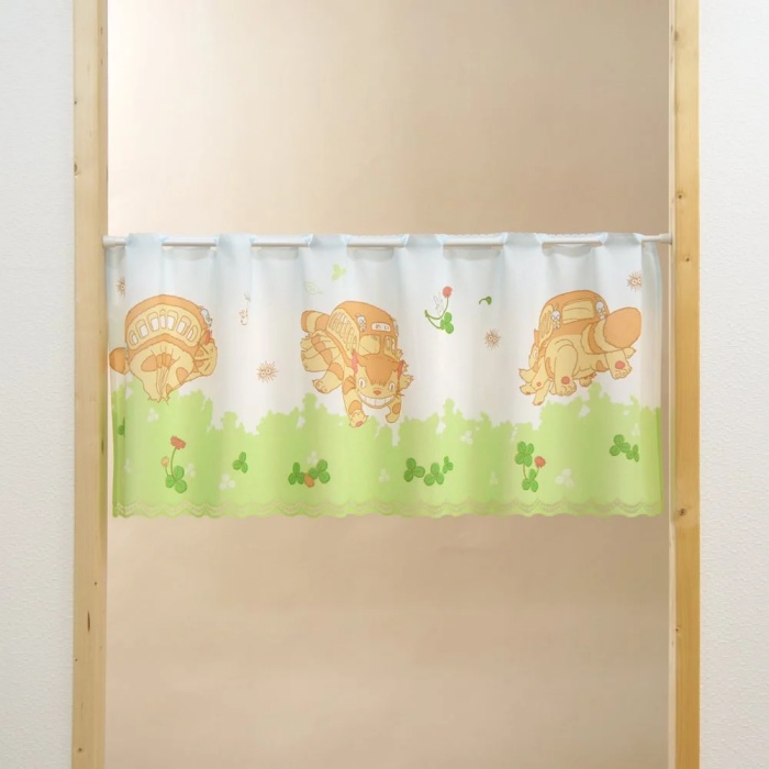 スタジオジブリ となりのトトロ カフェカーテン 森のお散歩 120×45cm