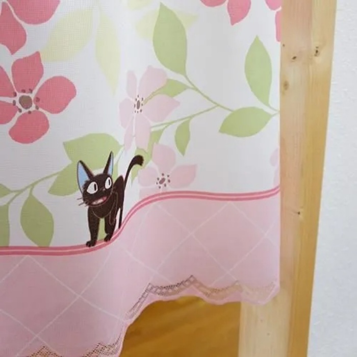 魔女の宅急便 カフェカーテン アンフルール 120×45cm 小窓用 目隠し