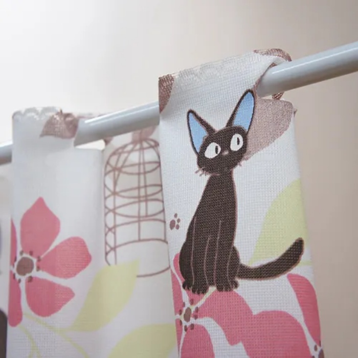 魔女の宅急便 カフェカーテン アンフルール 120×45cm 小窓用 目隠し