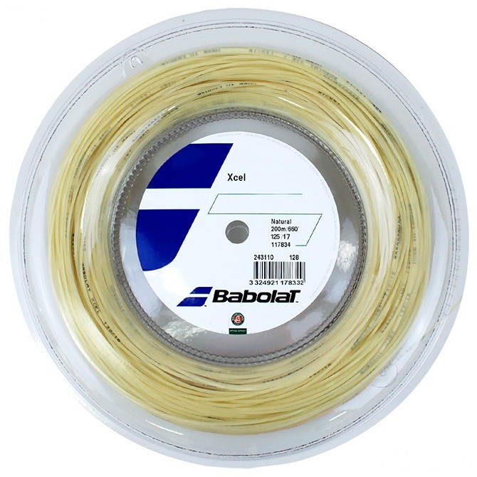 Babolat バボラ Xcel エクセル 200m ロール 243110 硬式テニス用ガット :243110:R-Tennis Yahoo!店 -  通販 - Yahoo!ショッピング