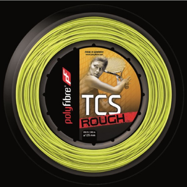 Polyfibre ポリファイバー TCS ROUGH ティーシーエス ラフ 200m ロール PF1062YL PF1072YL  硬式テニス用ガット｜r-tennis｜02