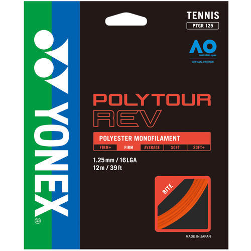 YONEX ヨネックス POLYTOUR REV ポリツアーレブ PTGR 10張りセット 硬式テニス用ガット｜r-tennis｜02