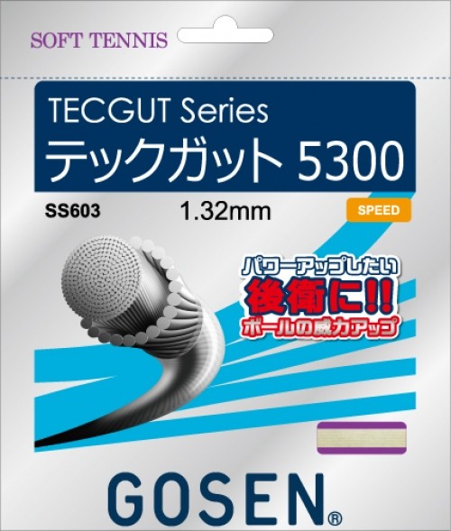 GOSEN ゴーセン TECGUT5300 テックガット5300 SS603 ソフトテニス用ガット｜r-tennis｜02