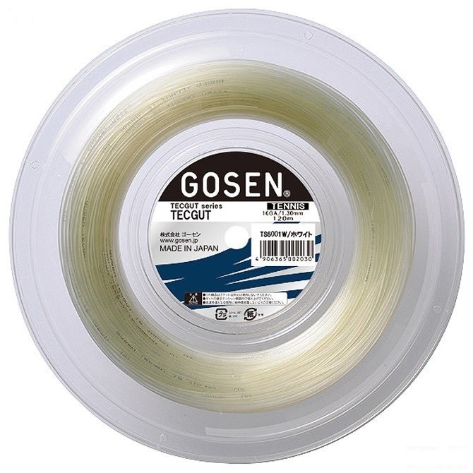 TECGUT GOSEN ゴーセン 16 テックガット16 120m ロール TS6001 硬式