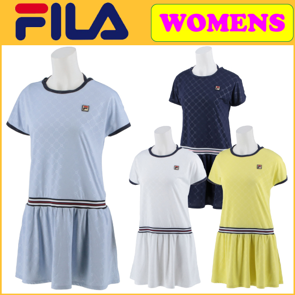 FILA フィラ 2023年春夏 ワンピース VL2607 レディーステニスウェア