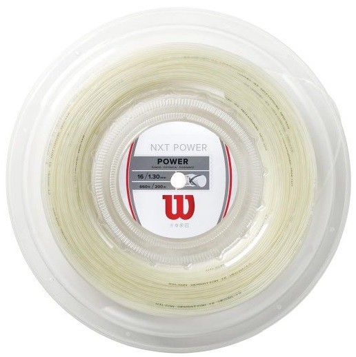 ウィルソン テニス ストリング NXT パワー 16／200m ロール ガット Wilson ウィルソン NXT POWER 16 エヌエックスティーパワー16